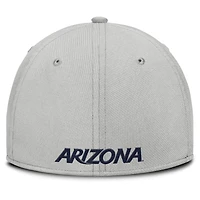 Casquette Nike grise Arizona Wildcats Rise Practice Performance Flex pour homme