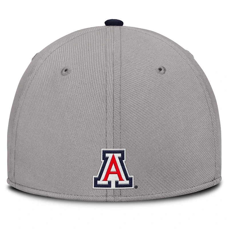 Men's Nike Gray Arizona Wildcats Rise Prep Performance Flex Hat
