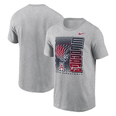 Men's Nike  Heather Gray Arizona Wildcats Basketball Refresh T-Shirt
