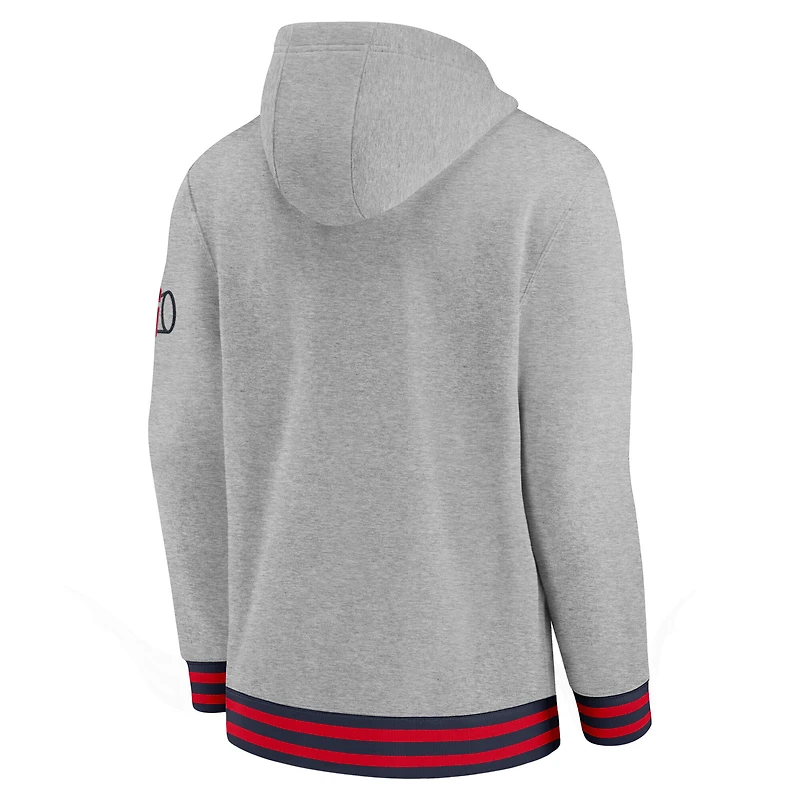 Sweat à capuche rétro Nike Arizona Wildcats Legacy gris chiné pour homme