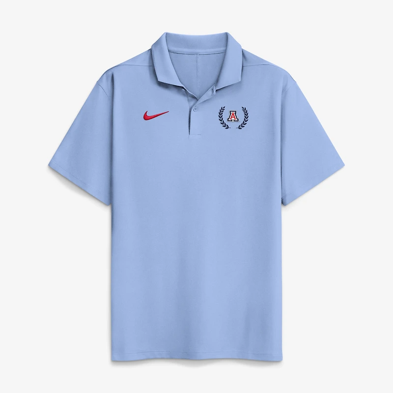 Men's Nike Light Blue Arizona Wildcats Heathered Victory Plus Dri-FIT Polo