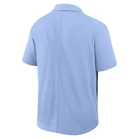Men's Nike Light Blue Arizona Wildcats Heathered Victory Plus Dri-FIT Polo
