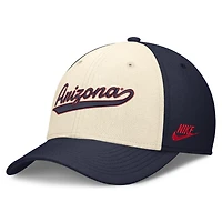 Men's Nike  Natural/Navy Arizona Wildcats Legacy Swooshflex Dri-FIT Hat