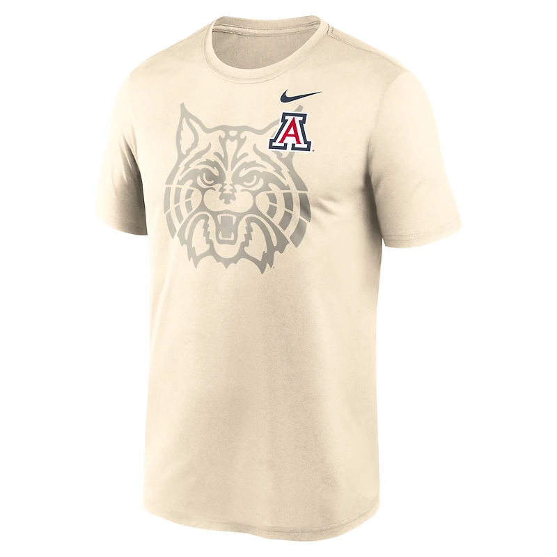 T-shirt Nike Natural Arizona Wildcats Campus Shadow Legend Performance pour homme