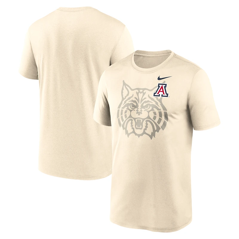T-shirt Nike Natural Arizona Wildcats Campus Shadow Legend Performance pour homme