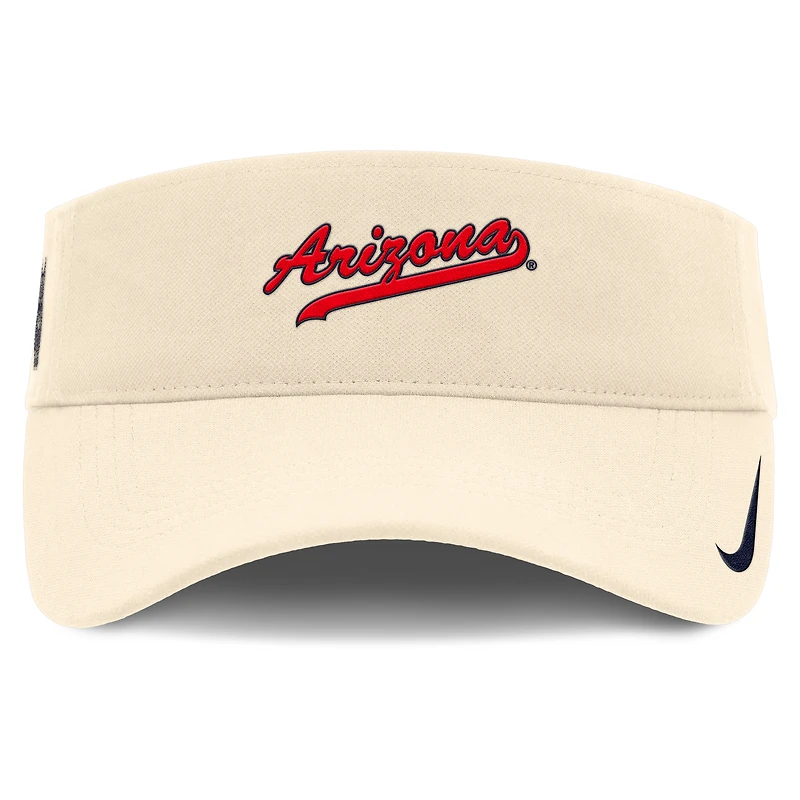 Men's Nike Natural Arizona Wildcats Primetime Ace Adjustable Visor