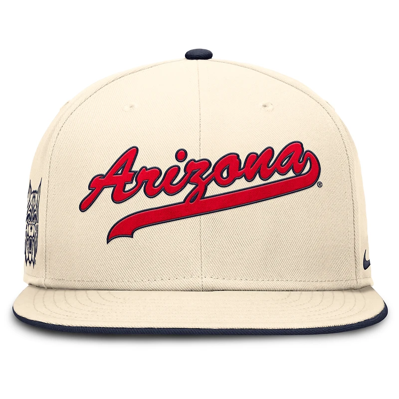 Casquette ajustée Nike Natural Arizona Wildcats Primetime True Performance pour homme