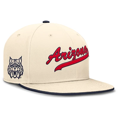 Casquette ajustée Nike Natural Arizona Wildcats Primetime True Performance pour homme