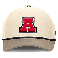 Men's Nike Natural Arizona Wildcats Rise Legacy Throwback Logo Adjustable Hat