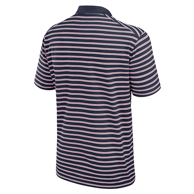 Men's Nike Navy/White Arizona Wildcats Primetime Victory Striped Dri-FIT Polo