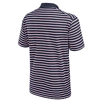 Men's Nike Navy/White Arizona Wildcats Primetime Victory Striped Dri-FIT Polo
