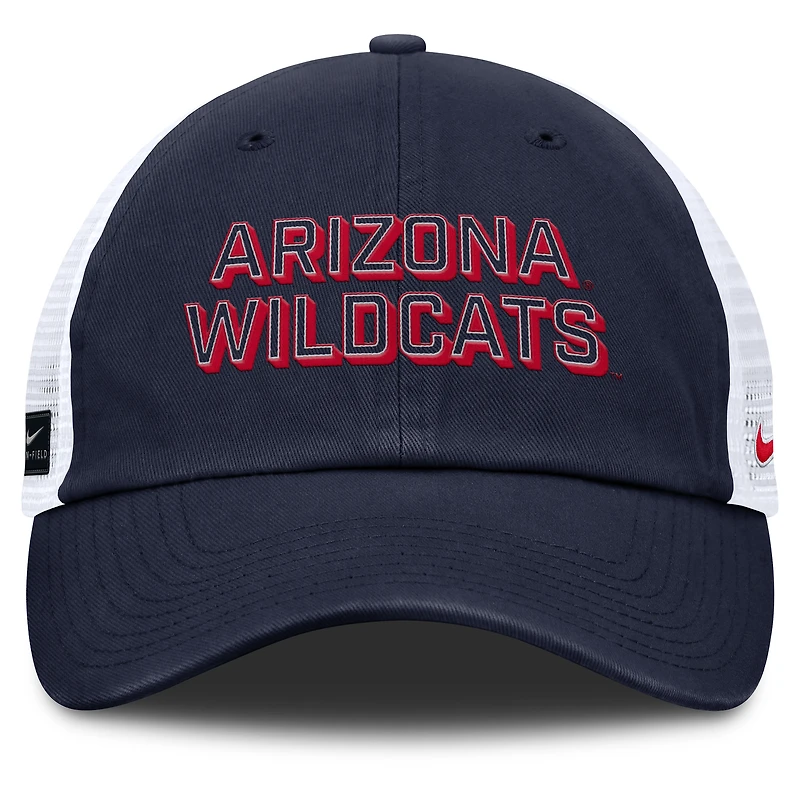 Casquette ajustable Nike bleu marine Arizona Wildcats 2025 Gameday On-Field Club pour homme