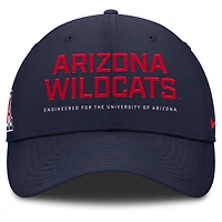 Casquette ajustable Nike bleu marine Arizona Wildcats 2025 On-Field Gameday Club pour homme