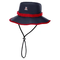 Men's Nike Navy Arizona Wildcats 2025 Sideline Apex Boonie Performance Bucket Hat