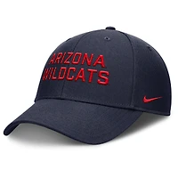 Men's Nike White Arizona Wildcats 2025 Sideline Rise Practice Adjustable Hat