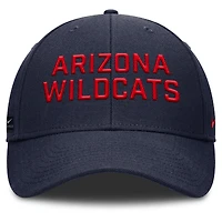 Casquette ajustable Nike Arizona Wildcats 2025 Sideline Rise bleu marine pour homme