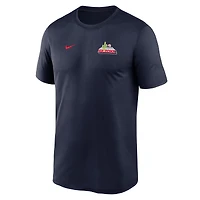 Men's Nike Navy Arizona Wildcats 2025 Sideline Small Logo Legend Dri-FIT T-Shirt