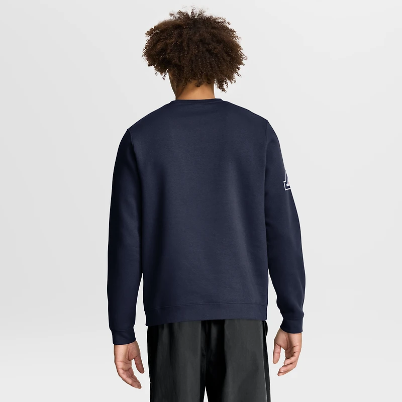 Men's Nike Navy Arizona Wildcats 2026 Sideline Club Sweatshirt