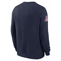 Sweat-shirt Nike Sideline Club bleu marine pour homme, Arizona Wildcats 2026