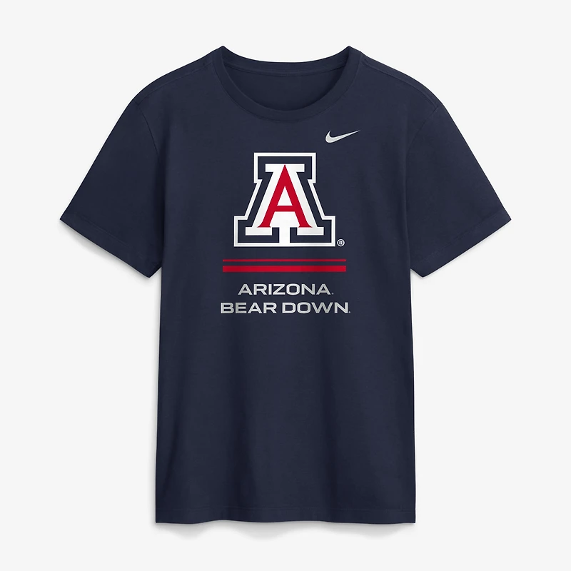 Men's Nike Navy Arizona Wildcats 2026 Sideline Dri-FIT T-Shirt
