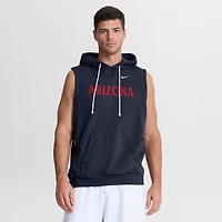 Sweat à capuche sans manches Nike Dri-FIT bleu marine Arizona Wildcats 2026 pour homme