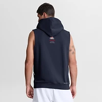 Men's Nike  Navy Arizona Wildcats 2026 Sideline Sleeveless Dri-FIT Hoodie