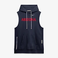 Men's Nike  Navy Arizona Wildcats 2026 Sideline Sleeveless Dri-FIT Hoodie
