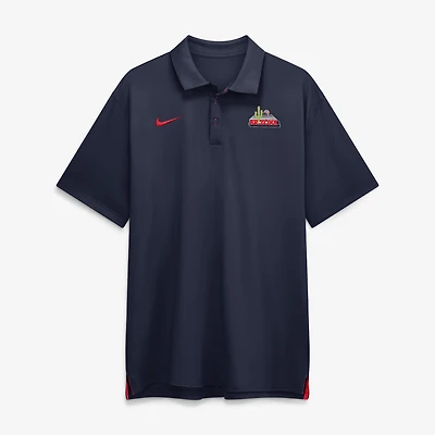 Men's Nike Navy Arizona Wildcats 2026 Sideline Tour Dri-FIT Polo
