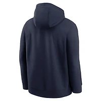 Sweat à capuche en polaire Nike Arizona Wildcats Basketball Icon Club pour homme bleu marine