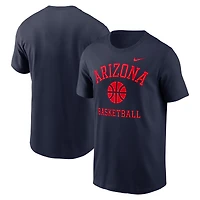 Men's Nike Navy Arizona Wildcats Basketball Icon T-Shirt