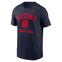 Men's Nike Navy Arizona Wildcats Basketball Icon T-Shirt