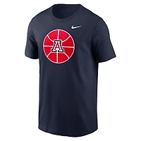 T-shirt de basket-ball Nike bleu marine avec logo Arizona Wildcats pour homme