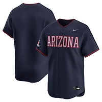 Maillot de baseball universitaire Nike Wildcats Arizona bleu marine pour homme, édition limitée