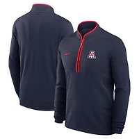 Men's Nike Navy Arizona Wildcats Courtside Victory Dri-FIT Half-Zip Pullover