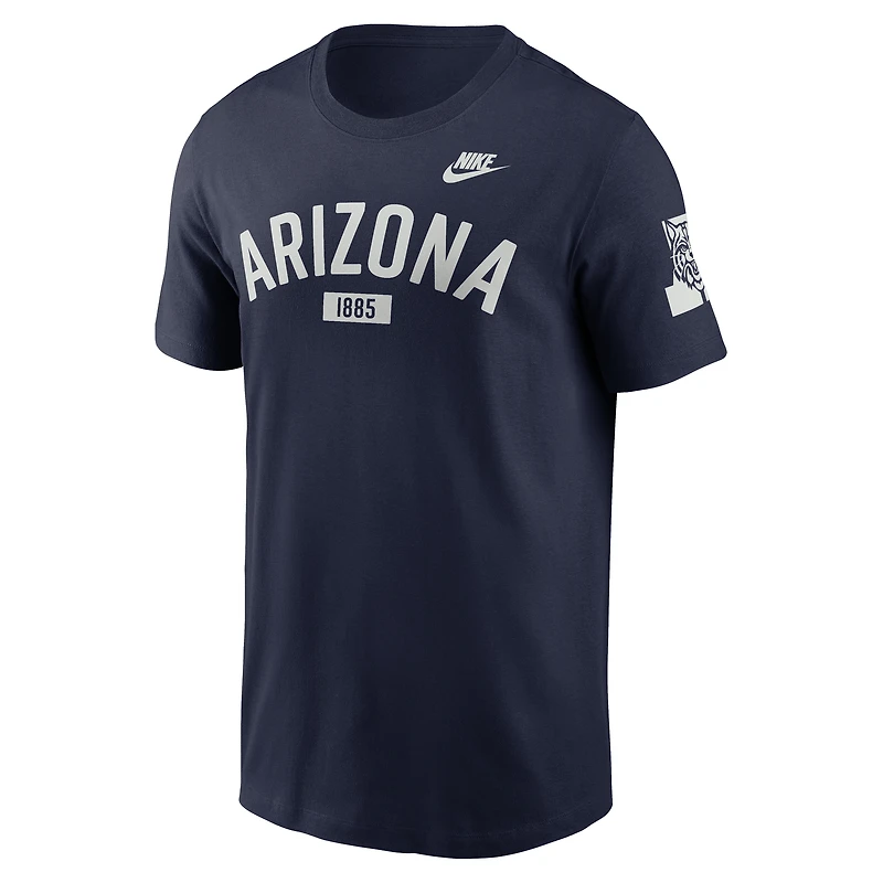 Men's Nike Navy Arizona Wildcats Legacy Arch T-Shirt