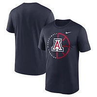 T-shirt Nike bleu marine Arizona Wildcats Legend Basketball Icon Performance pour homme