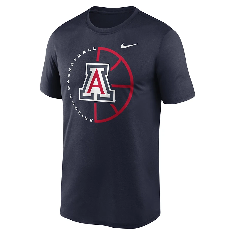 T-shirt Nike bleu marine Arizona Wildcats Legend Basketball Icon Performance pour homme
