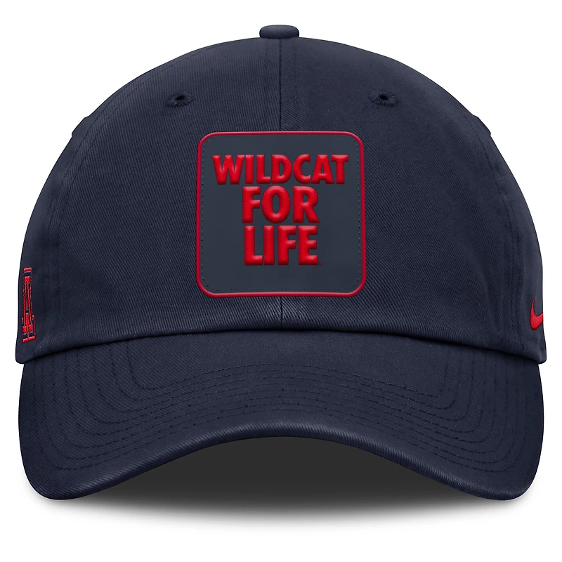 Casquette ajustable Nike bleu marine Arizona Wildcats Local Club pour homme