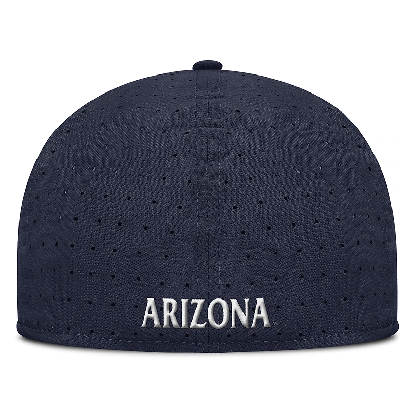 Casquette ajustée True Performance On-Field Dugout Nike bleu marine pour homme des Arizona Wildcats