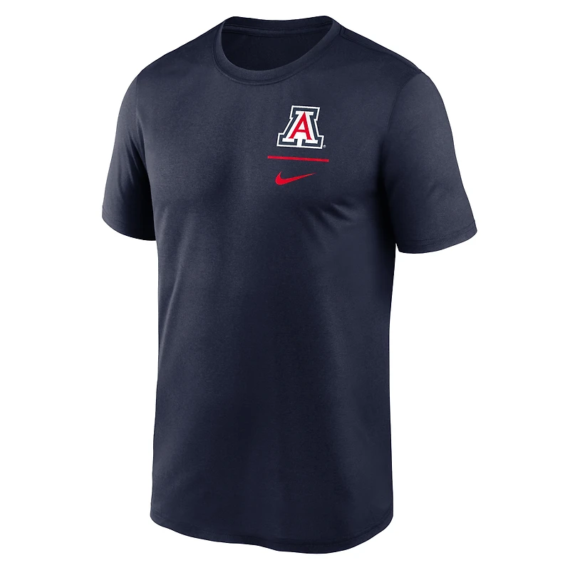 Men's Nike Navy Arizona Wildcats Primary Logo Legend Performance T-Shirt