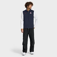Gilet Nike bleu marine Arizona Wildcats Primetime Victory Performance à fermeture éclair intégrale pour homme