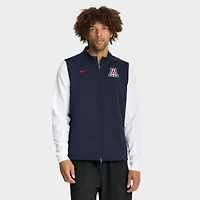 Gilet Nike bleu marine Arizona Wildcats Primetime Victory Performance à fermeture éclair intégrale pour homme