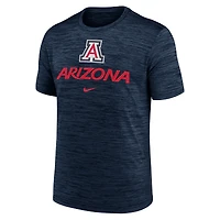 T-shirt Nike bleu marine Arizona Wildcats Primetime Velocity pour homme