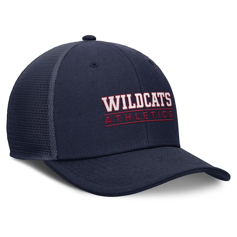 Casquette ajustable Nike bleu marine Arizona Wildcats Rise pour homme
