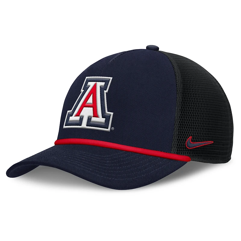 Casquette ajustable Nike bleu marine Arizona Wildcats Rise Primetime Trucker pour homme