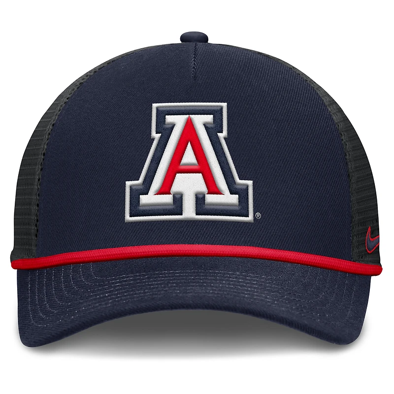 Casquette ajustable Nike bleu marine Arizona Wildcats Rise Primetime Trucker pour homme