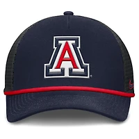 Casquette ajustable Nike bleu marine Arizona Wildcats Rise Primetime Trucker pour homme