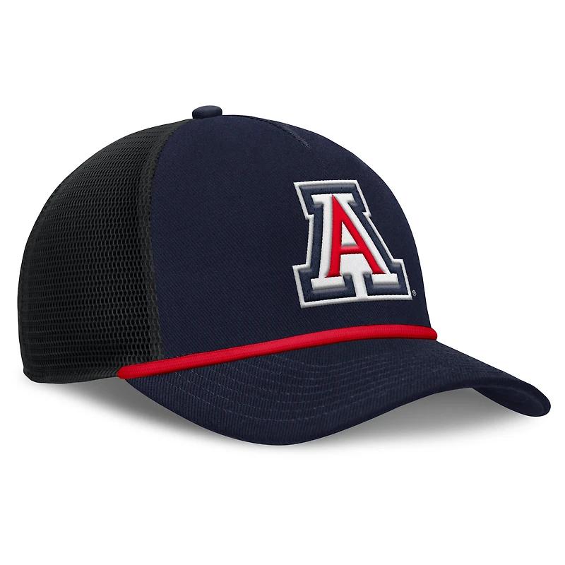 Casquette ajustable Nike bleu marine Arizona Wildcats Rise Primetime Trucker pour homme