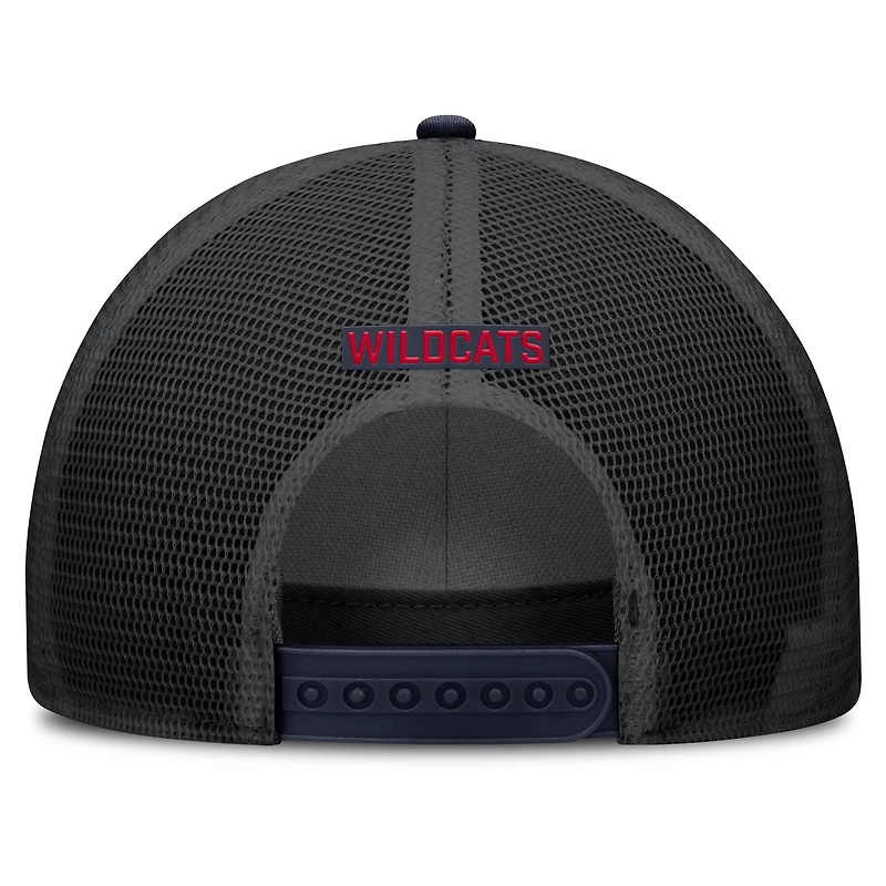 Casquette ajustable Nike bleu marine Arizona Wildcats Rise Primetime Trucker pour homme