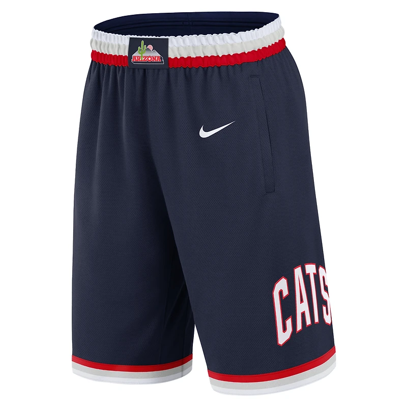 Men's Nike Navy Arizona Wildcats Road Replica Performance Shorts
